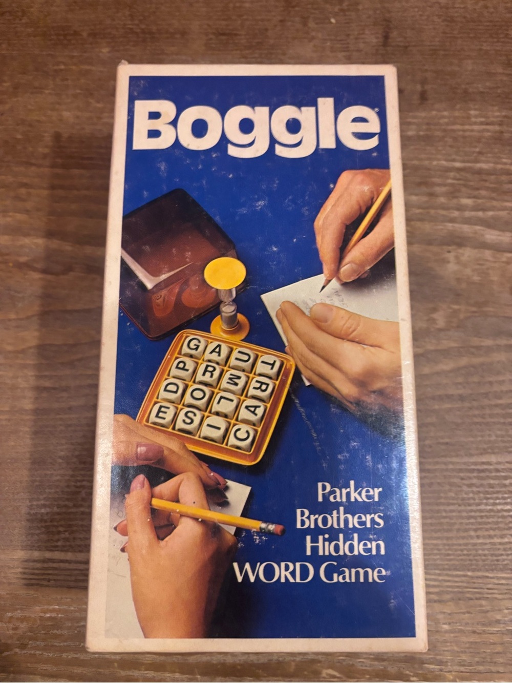 Vintage 1977 Boggle Word Game